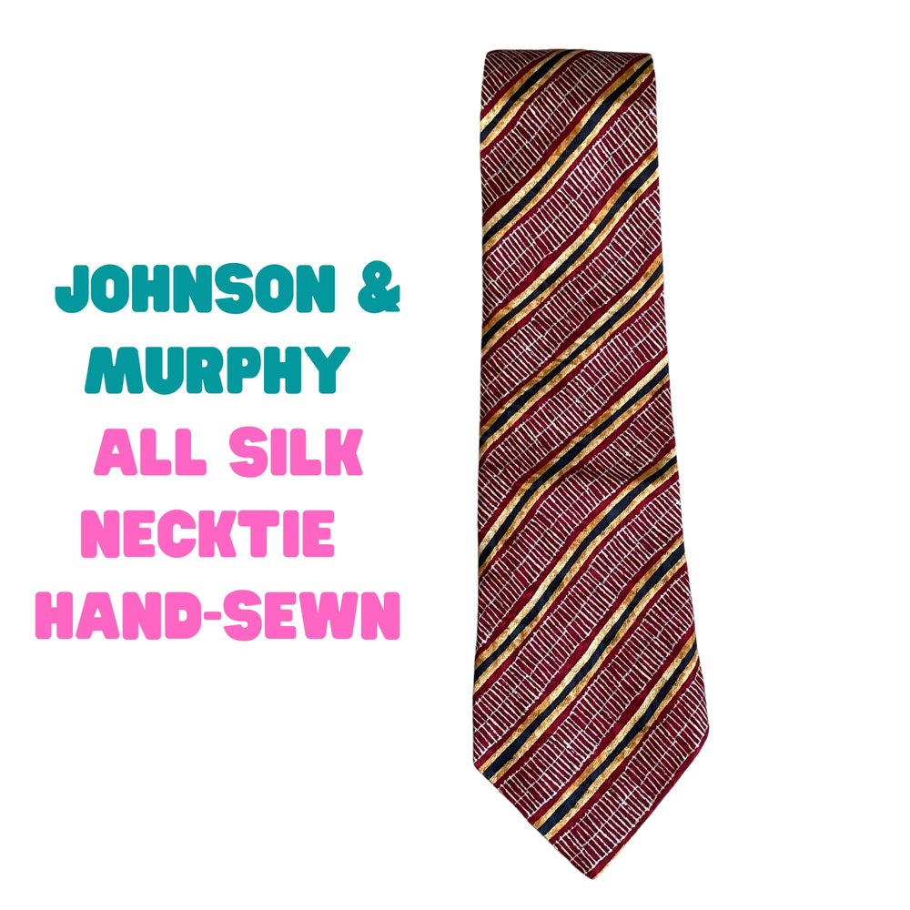 Johnson & Murphy Men's all Silk Necktie